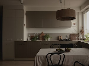 Klimatyczne mieszkanie w Białymstoku - Kuchnia, styl vintage - zdjęcie od JENO Pracownia Projektowania Naturalnego