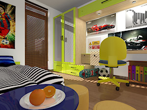 Mieszkanie M4 - Bytom - Pokój dziecka, styl minimalistyczny - zdjęcie od ABCentrum-DOM/ABC Pracownia Projektowa Bożena Nosiła