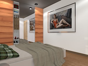 Mieszkanie M4 - Bytom - Sypialnia, styl minimalistyczny - zdjęcie od ABCentrum-DOM/ABC Pracownia Projektowa Bożena Nosiła