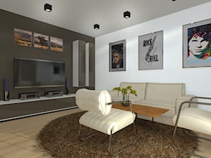 Mieszkanie M4 - Bytom - Salon, styl minimalistyczny - zdjęcie od ABCentrum-DOM/ABC Pracownia Projektowa Bożena Nosiła