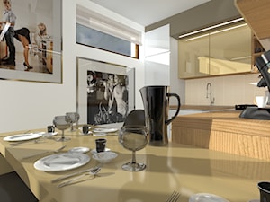 Mieszkanie M4 - Bytom - Kuchnia, styl minimalistyczny - zdjęcie od ABCentrum-DOM/ABC Pracownia Projektowa Bożena Nosiła