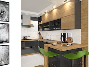 Mieszkanie M2 - Bytom - Kuchnia, styl minimalistyczny - zdjęcie od ABCentrum-DOM/ABC Pracownia Projektowa Bożena Nosiła