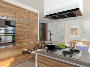 Dom na przestrzał - Kuchnia, styl nowoczesny - zdjęcie od ABCentrum-DOM/ABC Pracownia Projektowa Bożena Nosiła