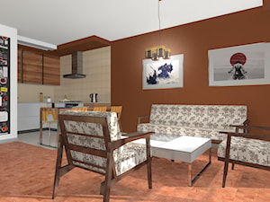 Mieszkanie M3 - Bytom - Salon, styl minimalistyczny - zdjęcie od ABCentrum-DOM/ABC Pracownia Projektowa Bożena Nosiła
