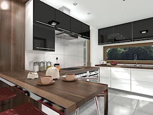 DZP-14 - Kuchnia, styl nowoczesny - zdjęcie od ABCentrum-DOM/ABC Pracownia Projektowa Bożena Nosiła