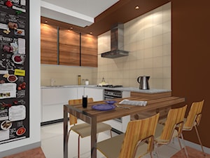 Mieszkanie M3 - Bytom - Kuchnia, styl minimalistyczny - zdjęcie od ABCentrum-DOM/ABC Pracownia Projektowa Bożena Nosiła