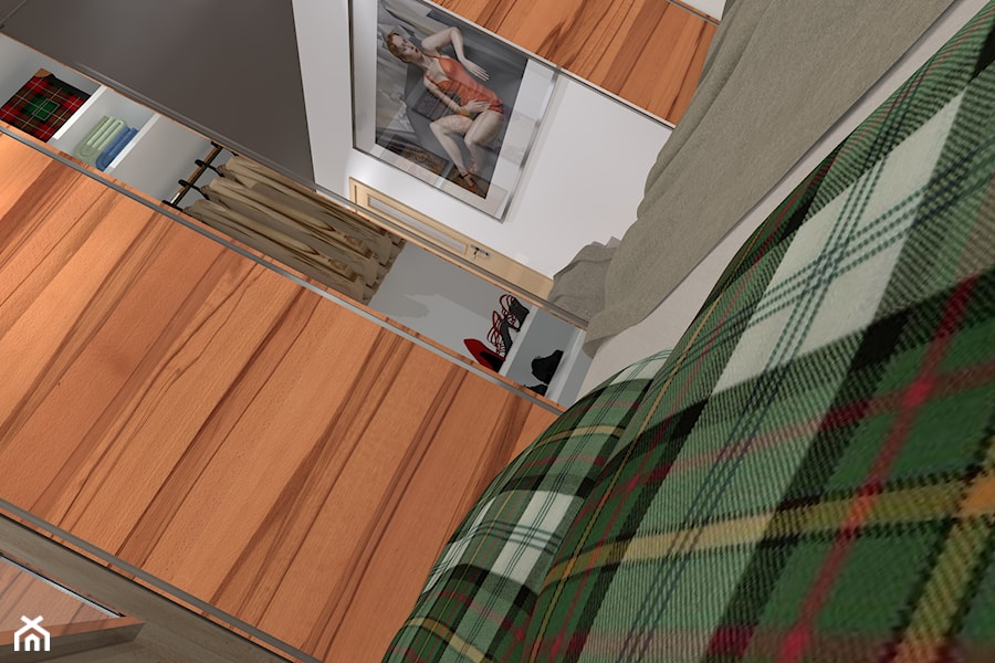 Mieszkanie M4 - Bytom - Sypialnia, styl minimalistyczny - zdjęcie od ABCentrum-DOM/ABC Pracownia Projektowa Bożena Nosiła