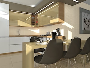Mieszkanie M4 - Bytom - Jadalnia, styl minimalistyczny - zdjęcie od ABCentrum-DOM/ABC Pracownia Projektowa Bożena Nosiła