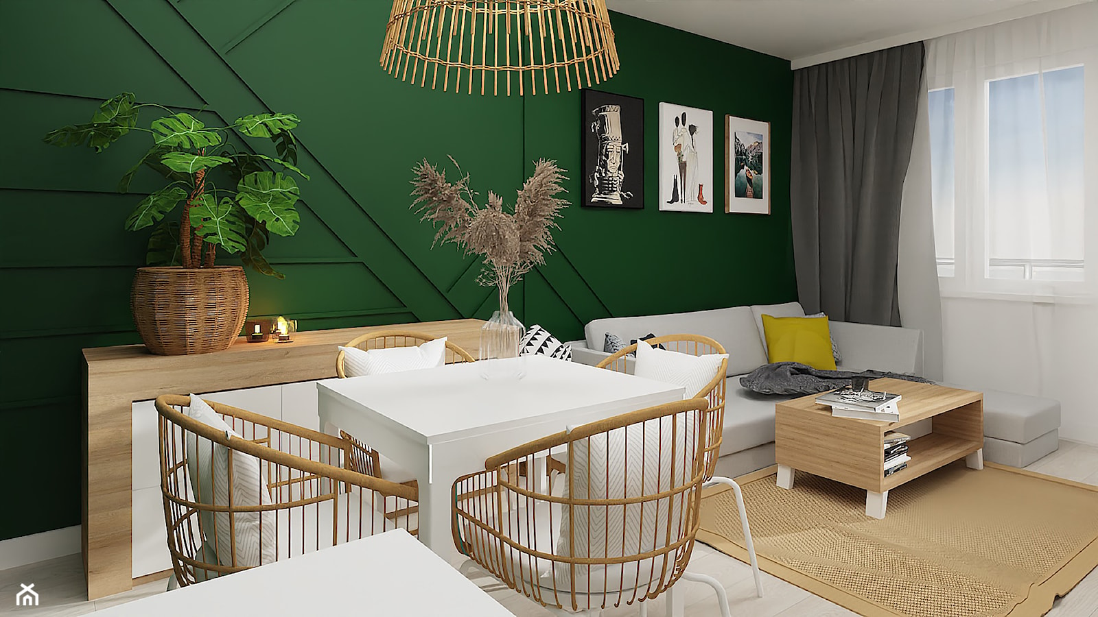 Pokój dzienny, mieszkanie w Bielsko-Białej - Salon - zdjęcie od POKORA - Projektowanie wnętrz - Homebook