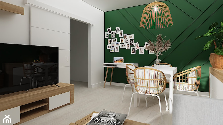 Pokój dzienny, mieszkanie w Bielsko-Białej - Salon - zdjęcie od POKORA - Projektowanie wnętrz