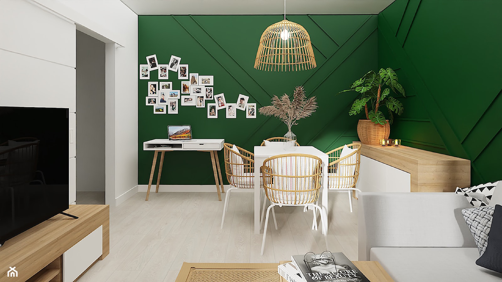 Pokój dzienny, mieszkanie w Bielsko-Białej - Salon - zdjęcie od POKORA - Projektowanie wnętrz - Homebook