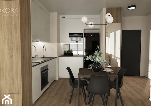 Przytulne mieszkanie w Warszawie - Kuchnia, styl nowoczesny - zdjęcie od POKORA - Projektowanie wnętrz