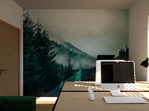 Home office w stylu nowoczesnym - Biuro, styl nowoczesny - zdjęcie od EKK Pracownia Projektowa