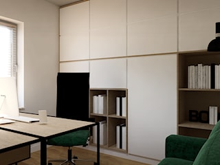 Home office w stylu nowoczesnym