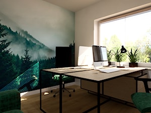 Home office w stylu nowoczesnym - Biuro, styl nowoczesny - zdjęcie od EKK Pracownia Projektowa