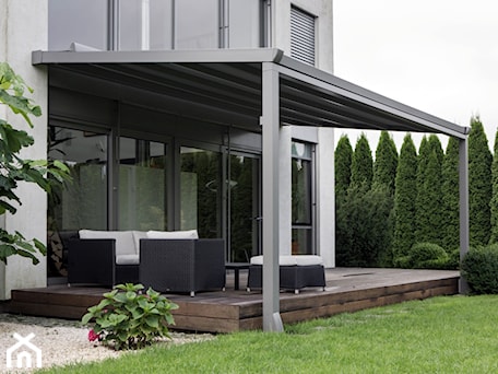 Aranżacje wnętrz - Ogród: Grako - Pergola Ogrodowa Top Sintesi - Grako Home Design. Przeglądaj, dodawaj i zapisuj najlepsze zdjęcia, pomysły i inspiracje designerskie. W bazie mamy już prawie milion fotografii!