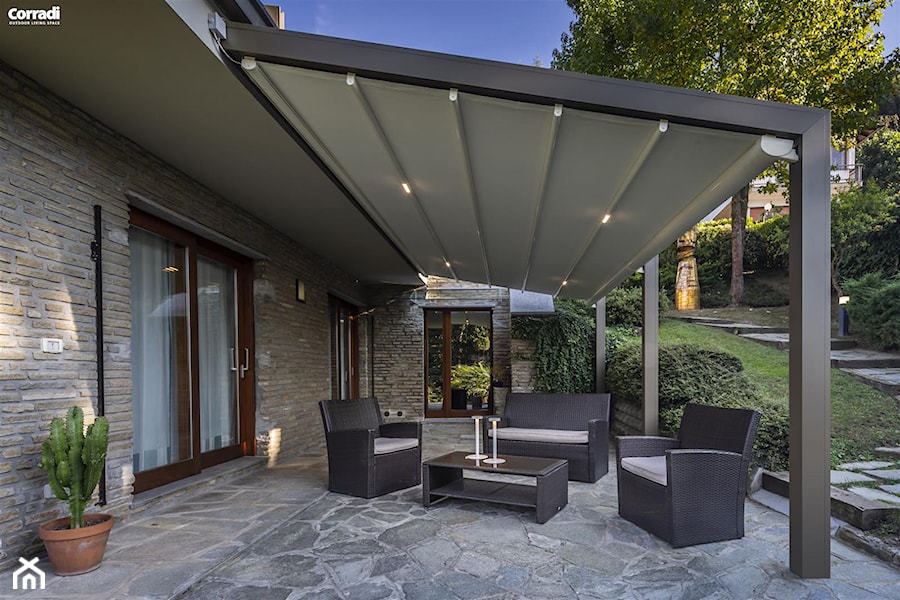 Aperto - Pergola Corradi Pergotenda® Millenium® Celeb - Taras - zdjęcie od Aperto Create Outdoor Memories