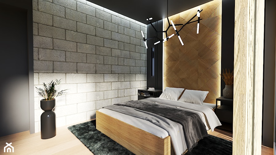 Minimalizm w każdym calu - Sypialnia, styl minimalistyczny - zdjęcie od INTERIORstudio