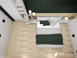 JM Mebel System ⋅ PROJEKT SYPIALNI W STYLU NOWOCZESNYM - zdjęcie od JM MEBEL System