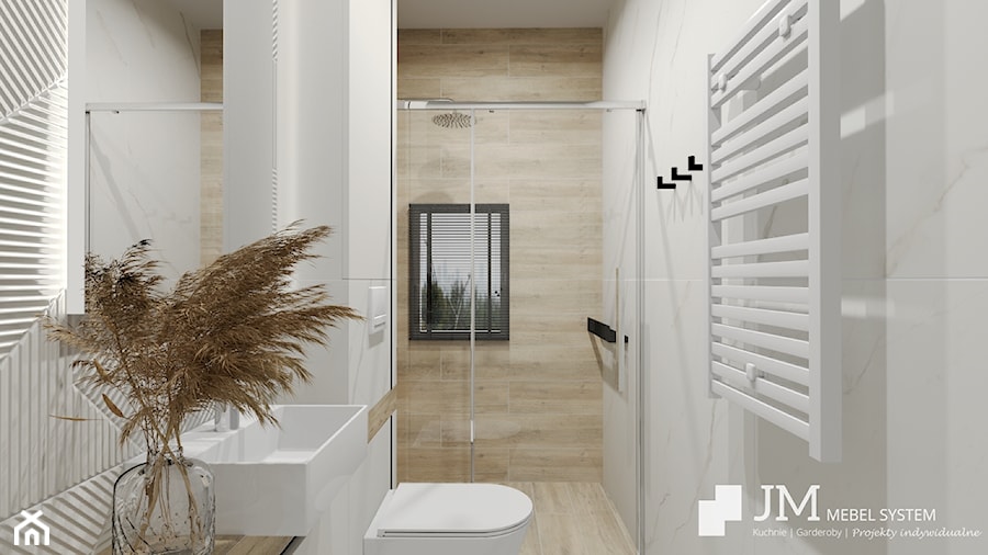 JM Mebel System ⋅ WNĘTRZE GLAMOUR DOMU ⋅ - Łazienka, styl glamour - zdjęcie od JM MEBEL System