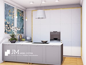 JM MEBEL SYSTEM ⋅ STYLOWE WNĘTRZE W KAMIENICY ⋅ PROJEKT KUCHNI - zdjęcie od JM MEBEL System