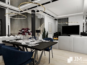 JM Mebel System ⋅ WNĘTRZE GLAMOUR DOMU ⋅ - Kuchnia, styl glamour - zdjęcie od JM MEBEL System