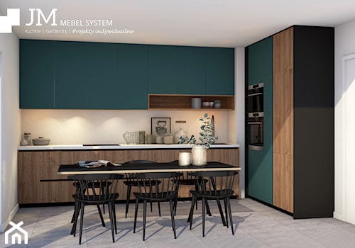 JM MEBEL SYSTEM ⋅ STYLOWE WNĘTRZE MIESZKANIA⋅ PROJEKT KUCHNI - zdjęcie od JM MEBEL System