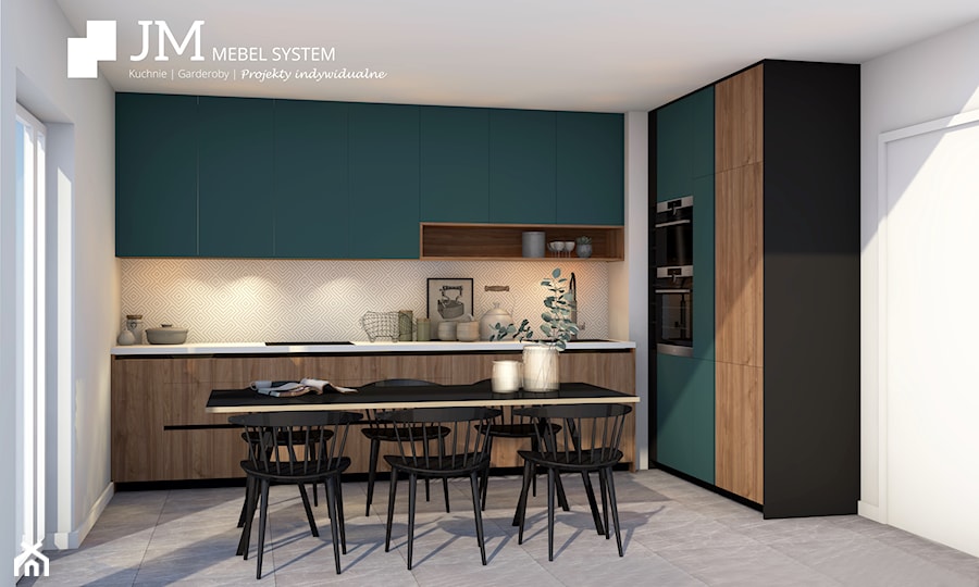 JM MEBEL SYSTEM ⋅ STYLOWE WNĘTRZE MIESZKANIA⋅ PROJEKT KUCHNI - zdjęcie od JM MEBEL System