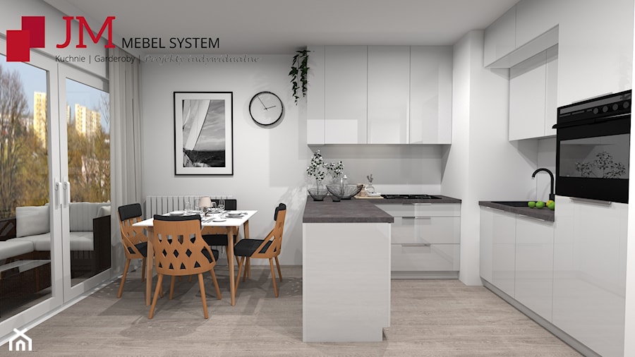 JM Mebel System ⋅ PROJEKT KUCHNI W STYLU MINIMALISM - zdjęcie od JM MEBEL System