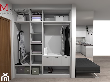 Aranżacje wnętrz - Hol / Przedpokój: JM Mebel System ⋅ PROJEKT KUCHNI W STYLU MINIMALISM - JM MEBEL System. Przeglądaj, dodawaj i zapisuj najlepsze zdjęcia, pomysły i inspiracje designerskie. W bazie mamy już prawie milion fotografii!