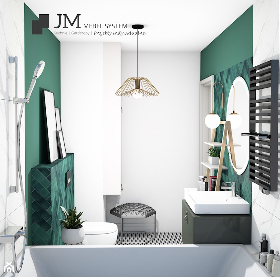 JM Mebel System ⋅ WNĘTRZE DOMU ⋅ ŁAZIENKA - zdjęcie od JM MEBEL System