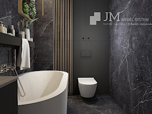 JM Mebel System ⋅ WNĘTRZE ⋅ ŁAZIENKA Z WANNĄ - zdjęcie od JM MEBEL System