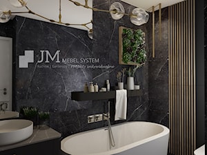 JM Mebel System ⋅ WNĘTRZE ⋅ ŁAZIENKA Z WANNĄ - zdjęcie od JM MEBEL System