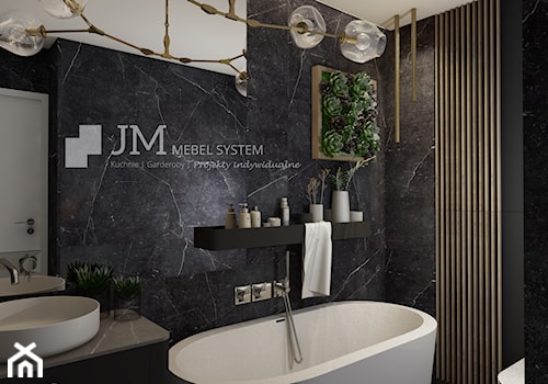 JM Mebel System ⋅ WNĘTRZE ⋅ ŁAZIENKA Z WANNĄ - zdjęcie od JM MEBEL System