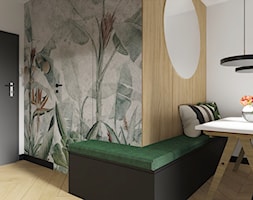 Tapeta tropikalna w mieszkaniu - zdjęcie od Natalia Krzywosądzka pracownia projektowa - Homebook
