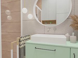 Skandynawska łazienka - zdjęcie od Natalia Krzywosądzka pracownia projektowa