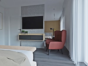 Sypialnia z miejscem do czytania - zdjęcie od Natalia Krzywosądzka pracownia projektowa