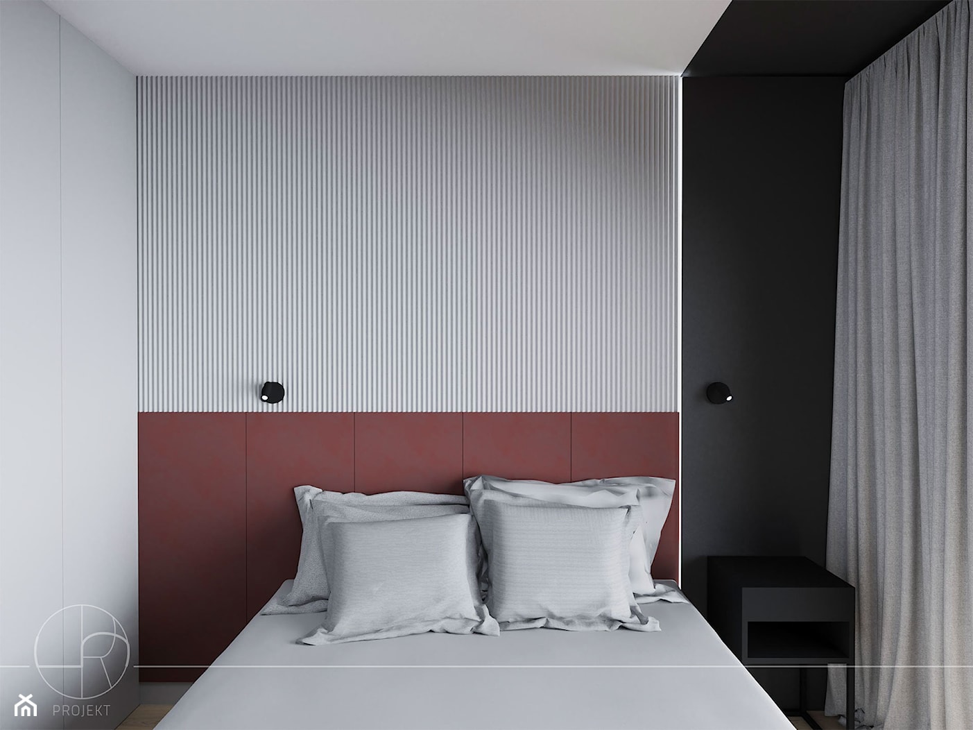 Minimalistyczna sypialnia - zdjęcie od Projekt 5R - Homebook