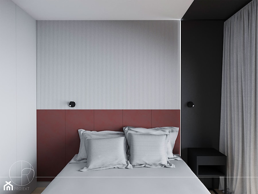 Minimalistyczna sypialnia - zdjęcie od Projekt 5R