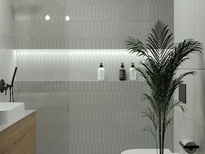 Projekt malej łazienki z prysznicem - zdjęcie od Projekt 5R