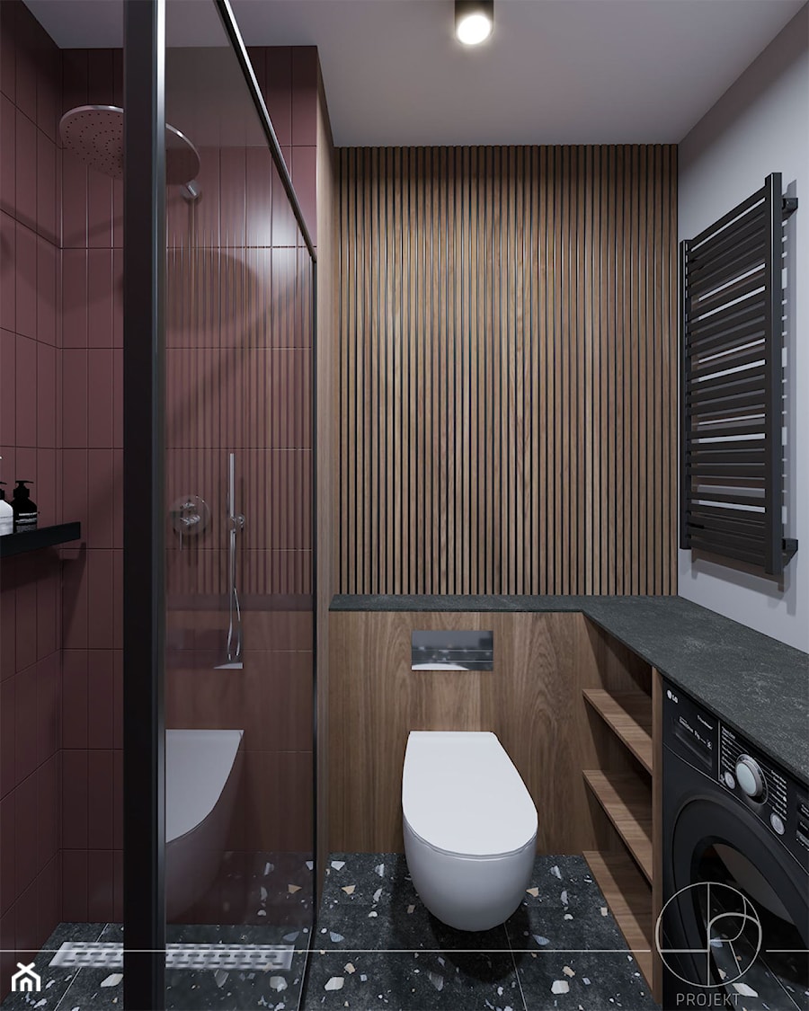 Łazienka z prysznicem - zdjęcie od Projekt 5R