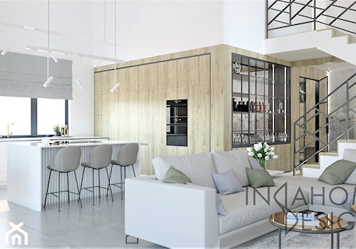 Projekt domu - pod Warszawa - Kuchnia, styl nowoczesny - zdjęcie od InDaHome Design