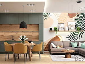 Projekt mieszkania - Warszawa - Salon, styl nowoczesny - zdjęcie od InDaHome Design