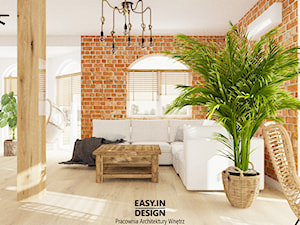 Farm House - Salon, styl rustykalny - zdjęcie od EASY IN DESIGN