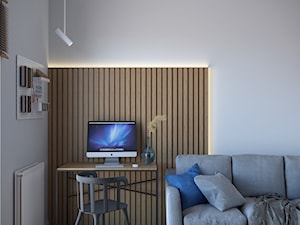 Apartament | Horodiany | 2021 - Biuro, styl nowoczesny - zdjęcie od OBNISKI Studio - Projektowanie wnętrz & wizualizacja 3D
