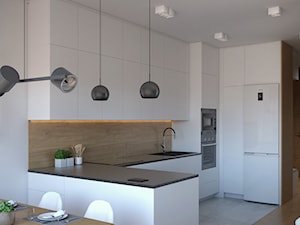Apartament | Horodiany | 2021 - Kuchnia, styl nowoczesny - zdjęcie od OBNISKI Studio - Projektowanie wnętrz & wizualizacja 3D