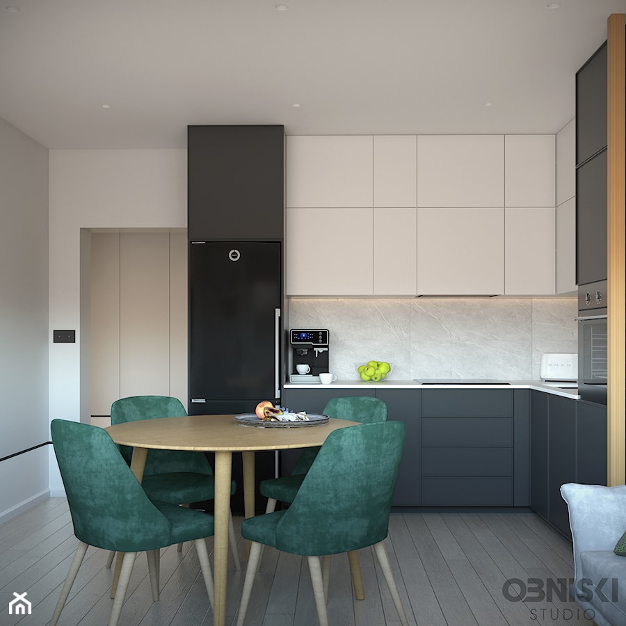 Kuchnia, jadalnia - zdjęcie od OBNISKI Studio - Projektowanie wnętrz & wizualizacja 3D