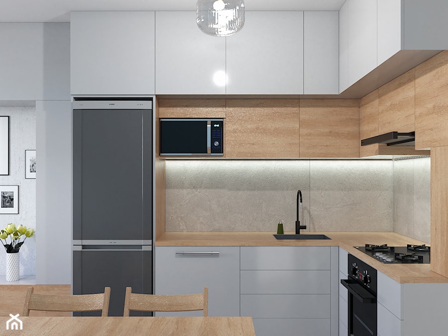 Kuchnia, styl nowoczesny - zdjęcie od OBNISKI Studio - Projektowanie wnętrz & wizualizacja 3D