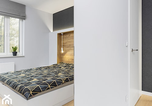 Mieszkanie dla dwojga - Sypialnia, styl nowoczesny - zdjęcie od Studio Archemia