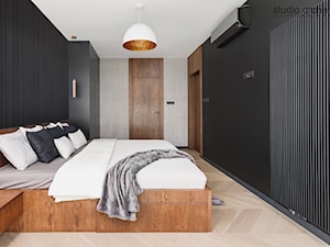 Męskie mieszkanie - Sypialnia, styl nowoczesny - zdjęcie od Studio Archemia